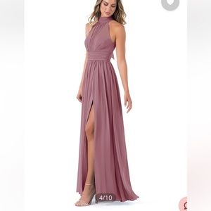 Azazie Iman Vintage Mauve Bridesmaid Dress